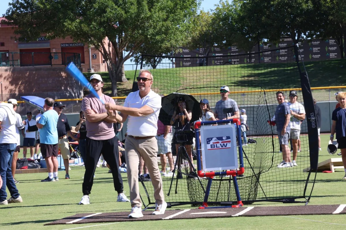 Kevin Costner helps launch Big League Wiffle Ball in Scottsdale