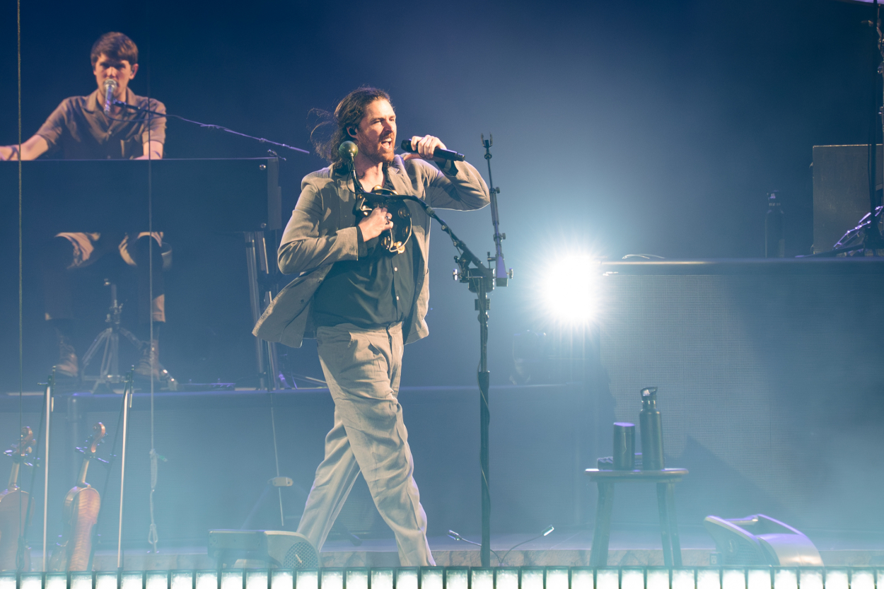 Rock band Hozier performs concert