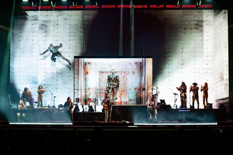 Rock band Hozier performs concert