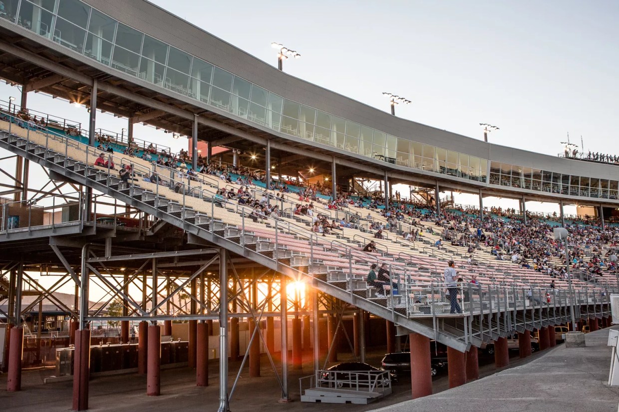 Phoenix Raceway bleachers.