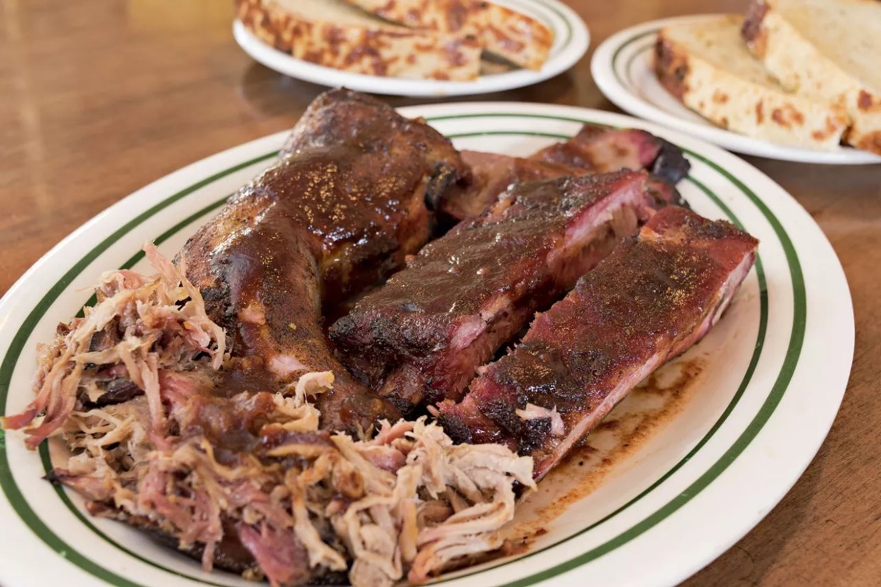 The Pecan-Smoked Barbecue Plate Served with a Side of Nostalgia