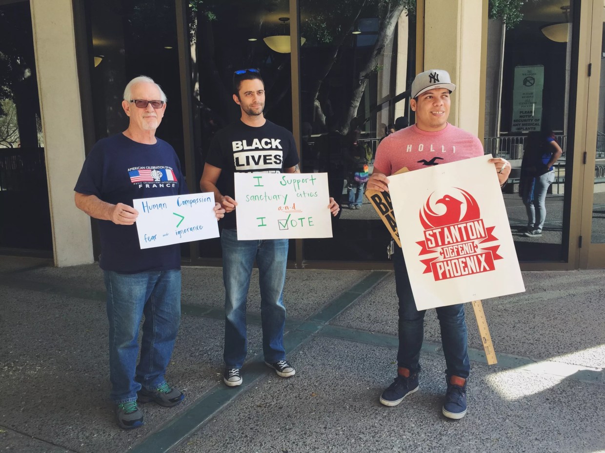 Activists Tell Mayor Stanton: Stand Up to Trump, Protect Immigrants
