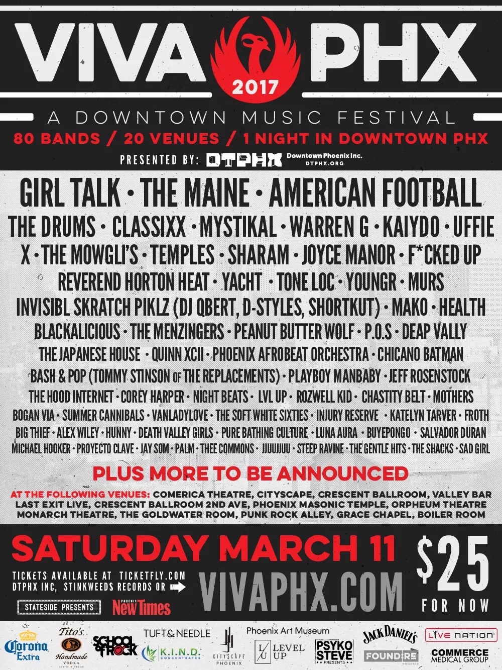 Viva PHX Announces Second Round of Lineup Additions