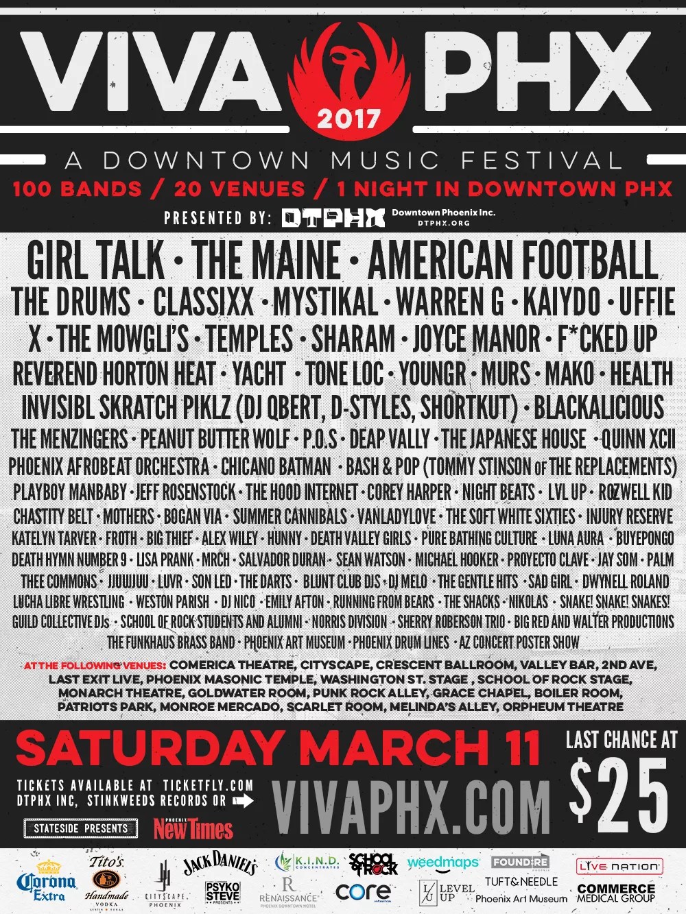 Check Out The Schedule for Viva PHX 2017 Here