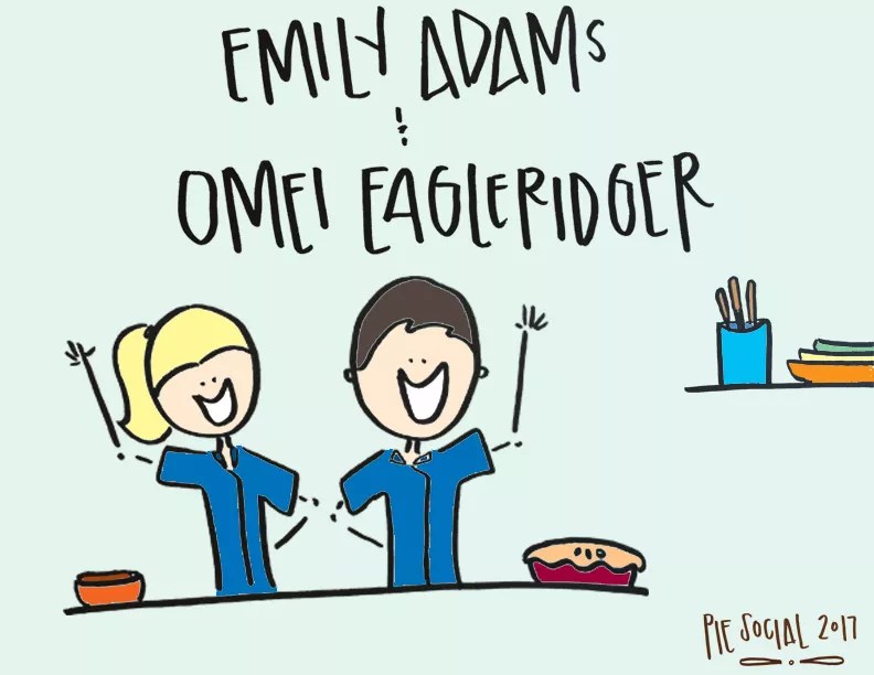 Pie Social 2017, Meet the Chefs: Chef Emily Adams and Chef Omei Eaglerider of&nbsp;Fry’s Cooking School