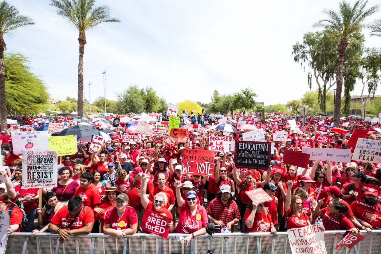 Arizona Teachers Went on Strike. Now Lawmakers Aim to Ban Politics in Classrooms