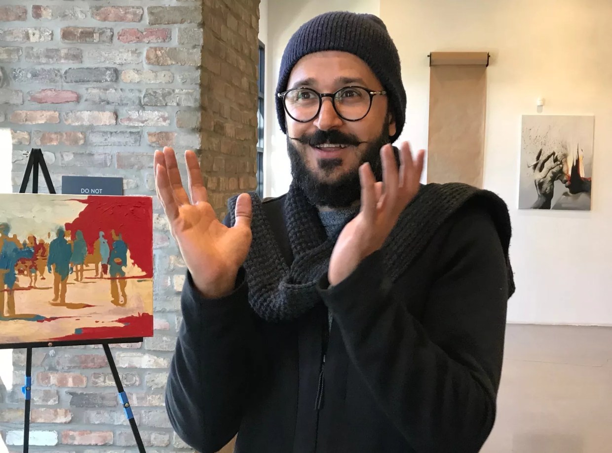 Bassim Al-Shaker Curating the New Green Leaf Gallery in Midtown