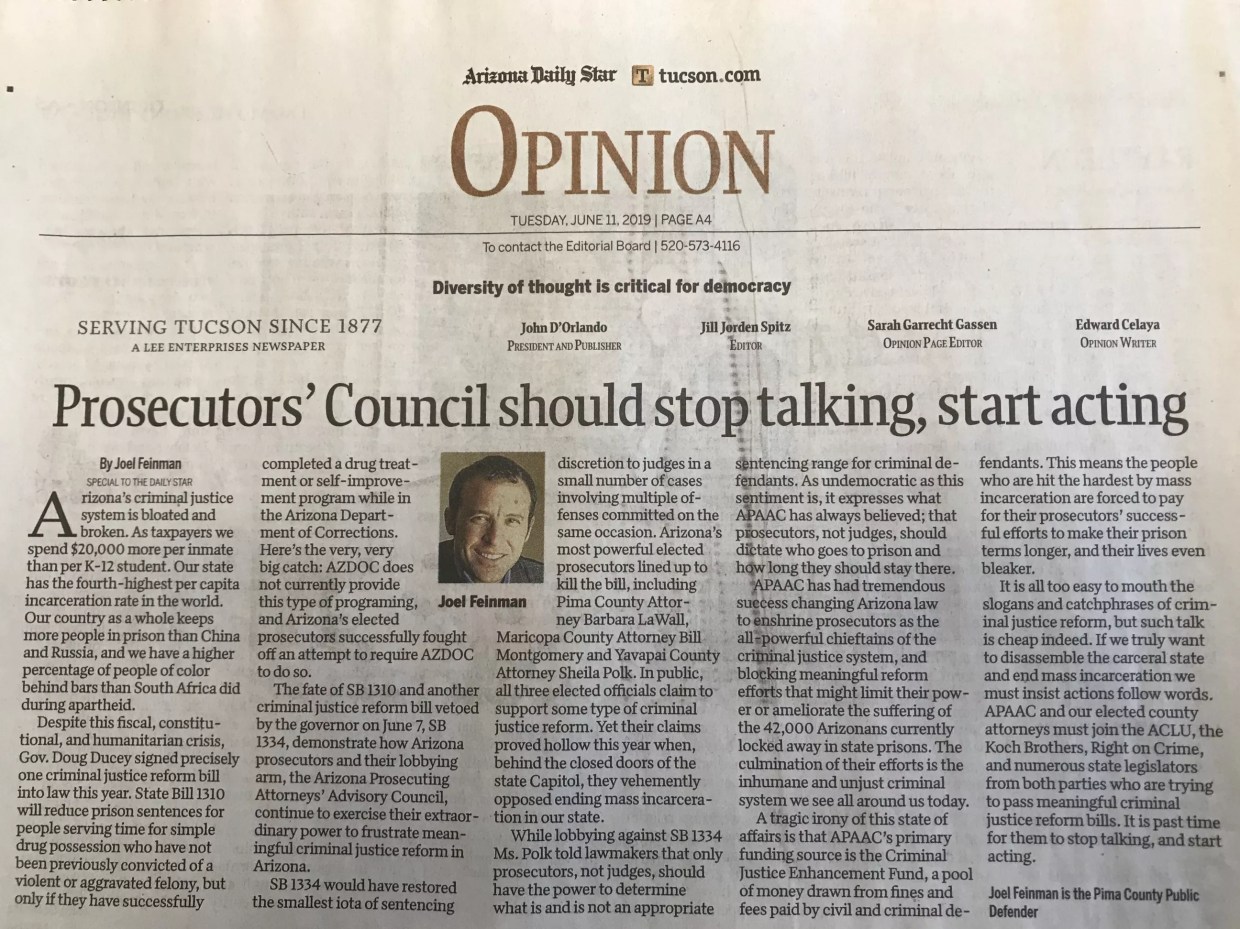 <i>Daily Star</i> Caves to Pressure From Sheila Polk, Pulls Op-Ed on Sentencing Reform