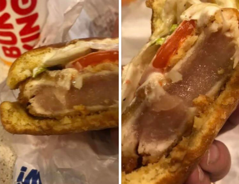Burger King in Buckeye Served a Raw Chicken Sandwich