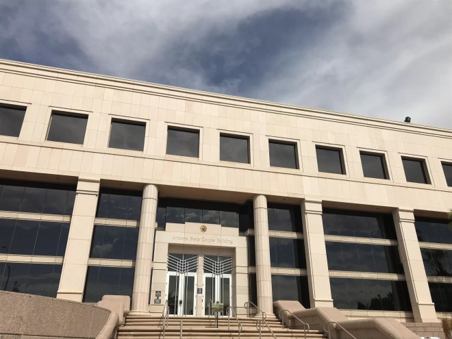 The exterior of the Arizona Supreme Court