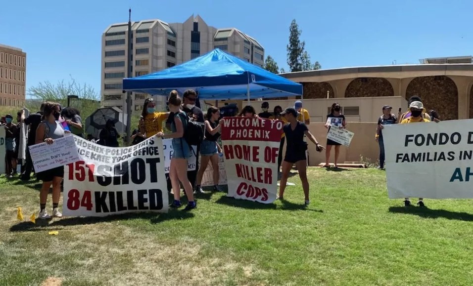 ‘Defund the Police’ Protest in Phoenix Brings Attention to Police Review Board
