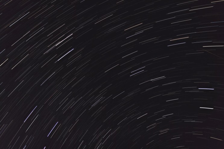 A meteor shower.