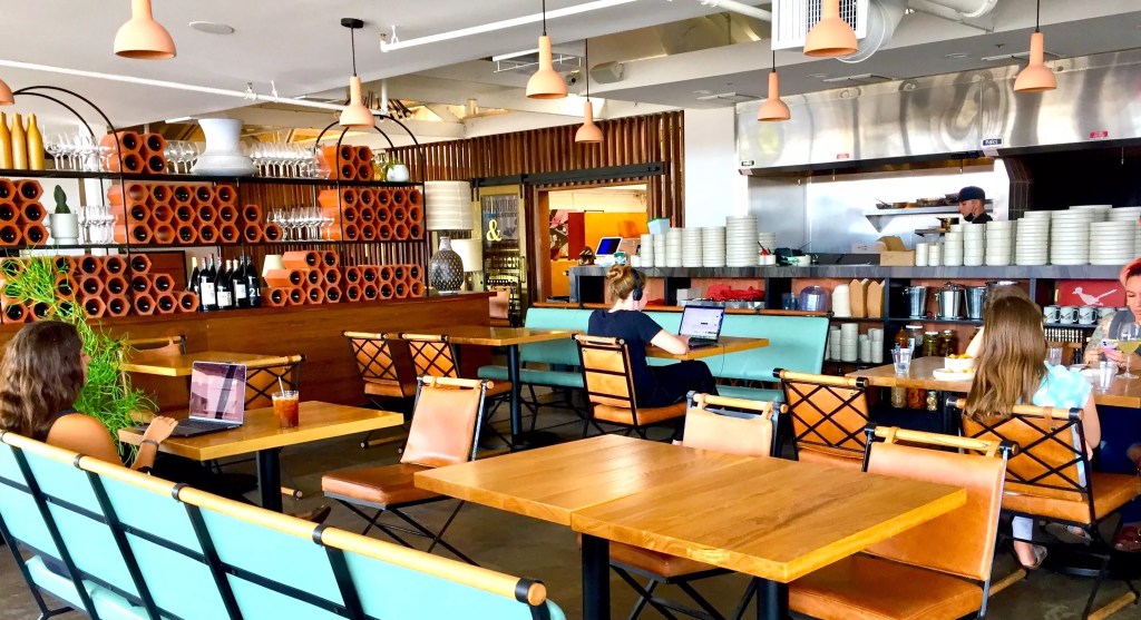 Valentine dining area.