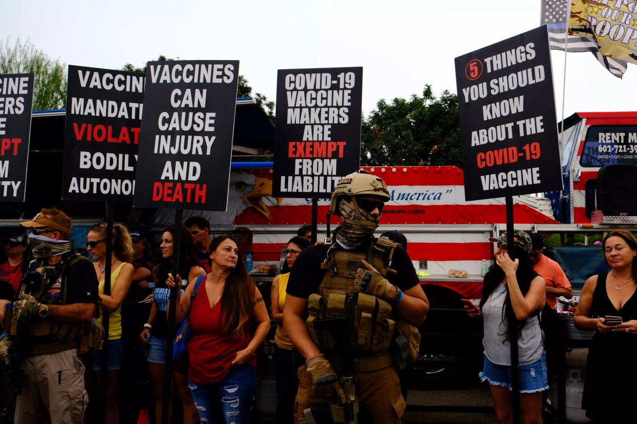 On the Ground at the Chaotic Right-Wing ‘Liberty Revolution’ at the Arizona State Capitol