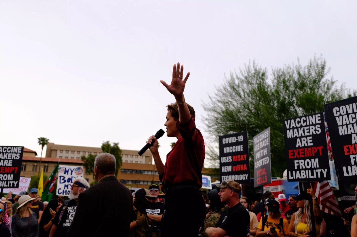 Kari Lake and Kelli Ward Are Heading to a Phoenix Elementary School for an Anti-Mask Protest