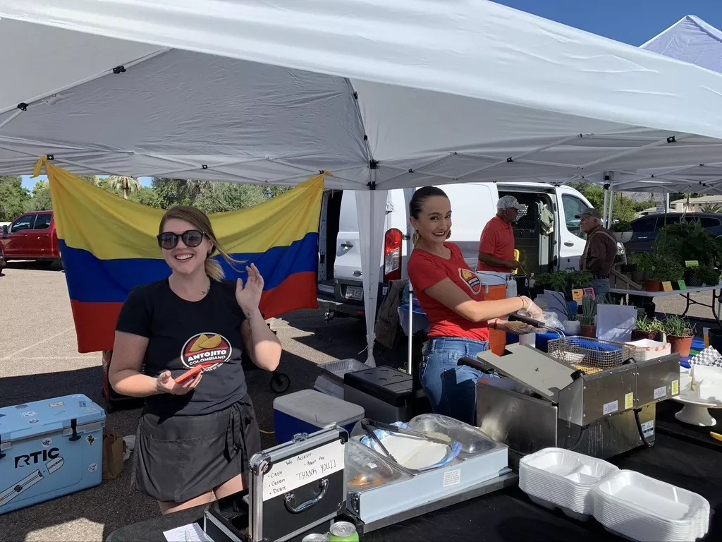 First Taste: Antojito Colombiano Brings Colombian Empanadas to Uptown Farmers Market