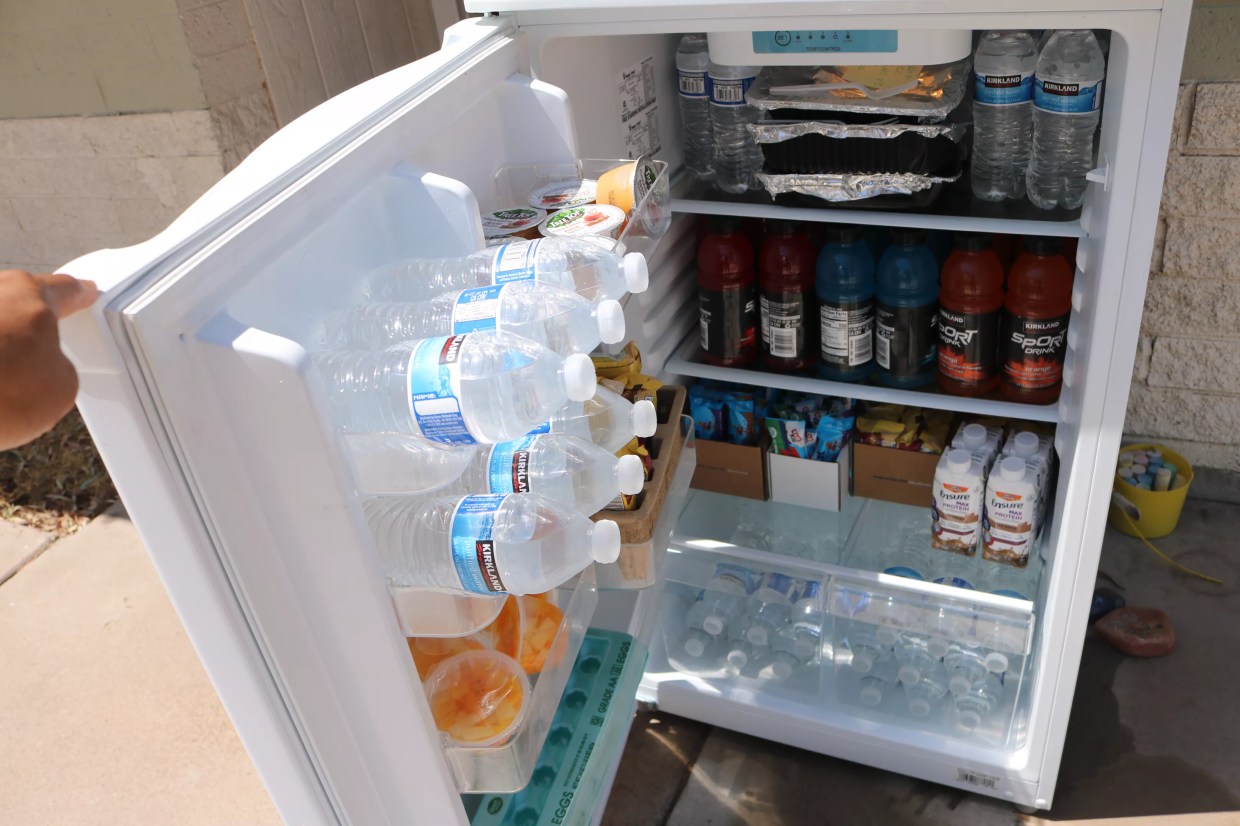 Phoenix’s Community Fridges Provide Food and Water. In the Summer, They’re A Lifeline
