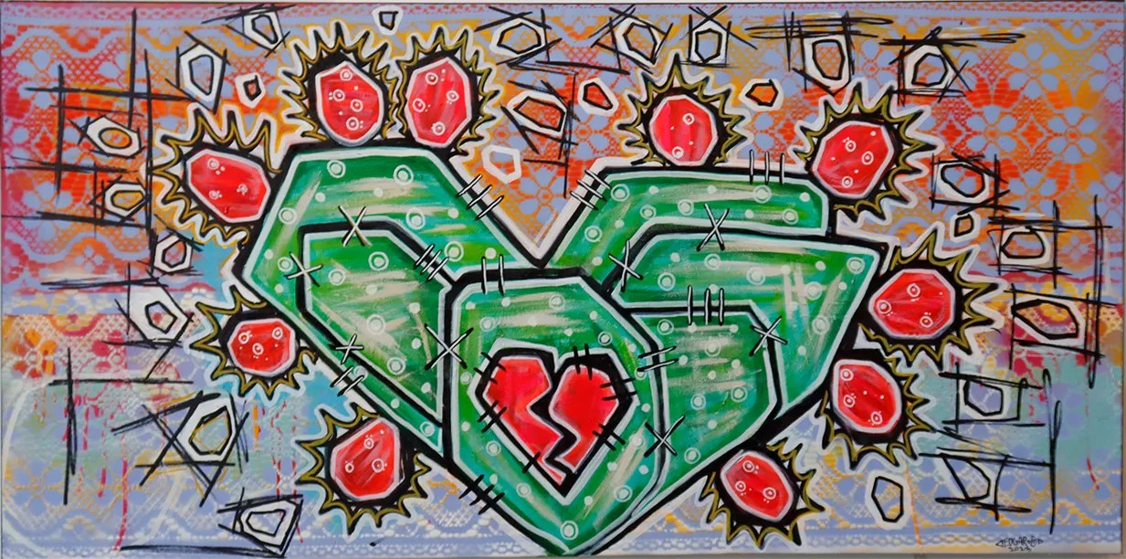 This artist’s Phoenix-themed paintings reveal his love of the desert