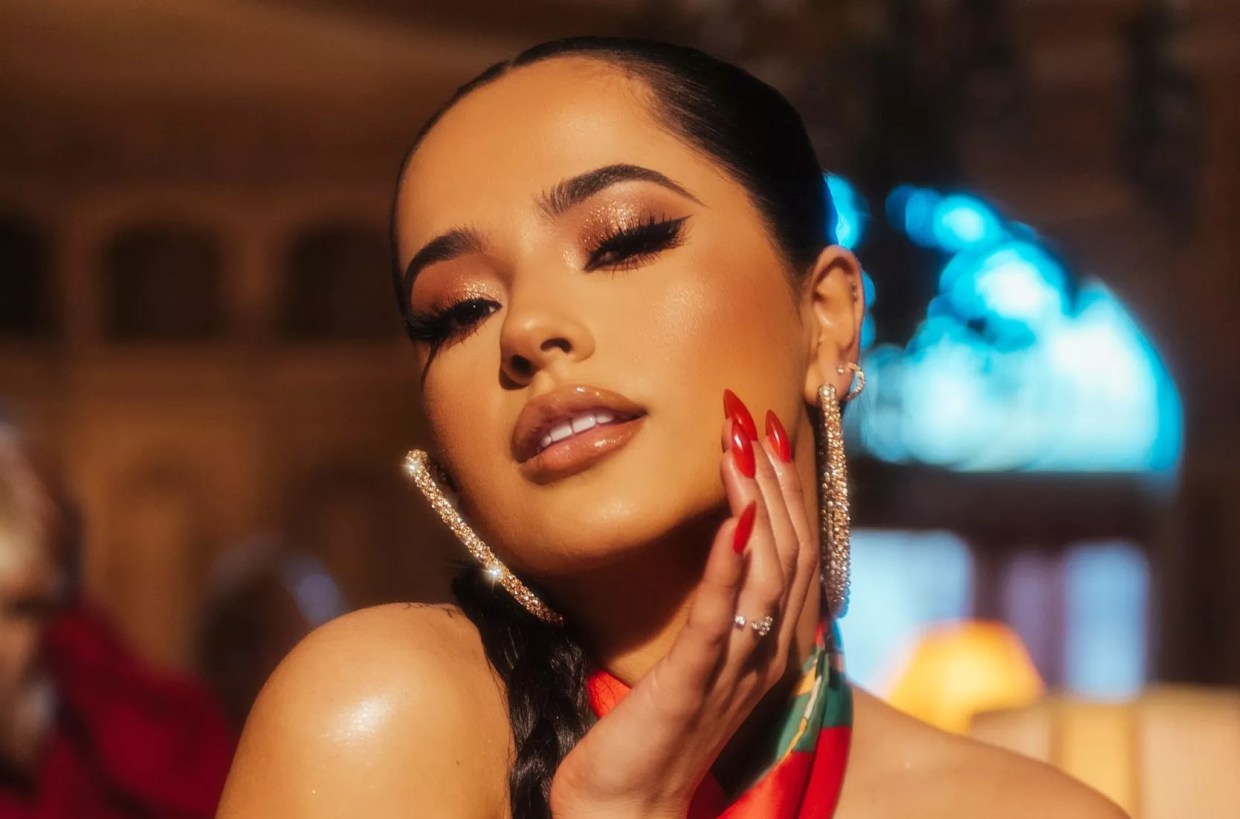 A glamour shot of a young Latino woman.