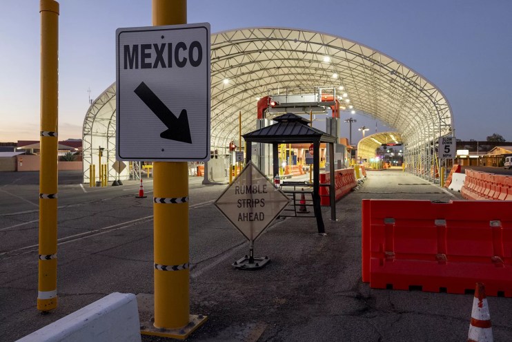 U.S. Mexico border, Lukeville