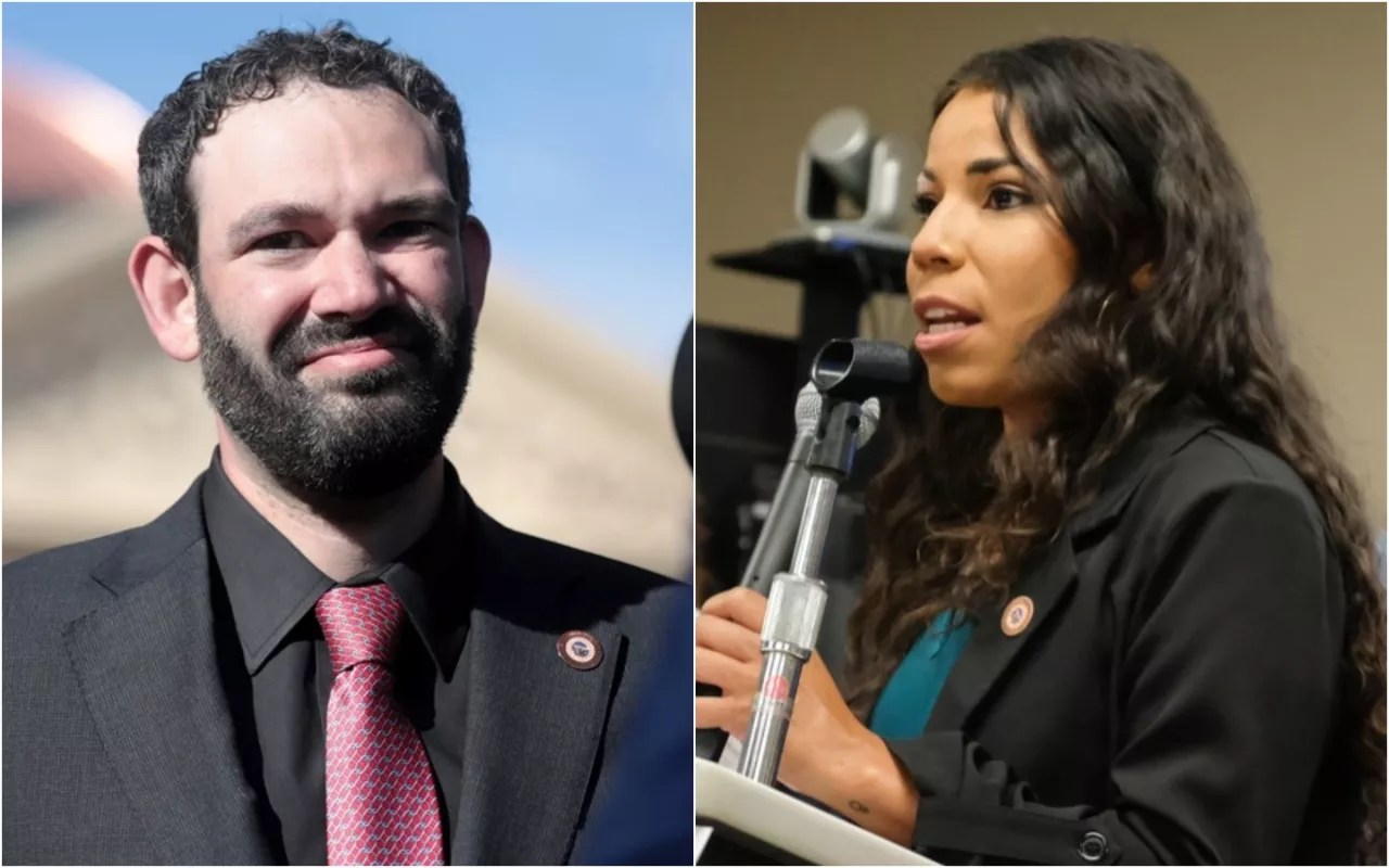Arizona state Reps. Alex Kolodin and Analise Ortiz