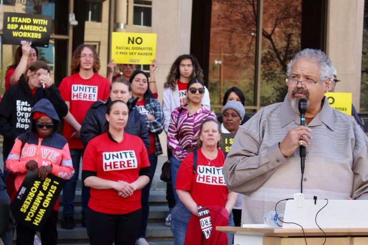 Bishop Anthony Holt, president of the West Valley chapter of the NAACP