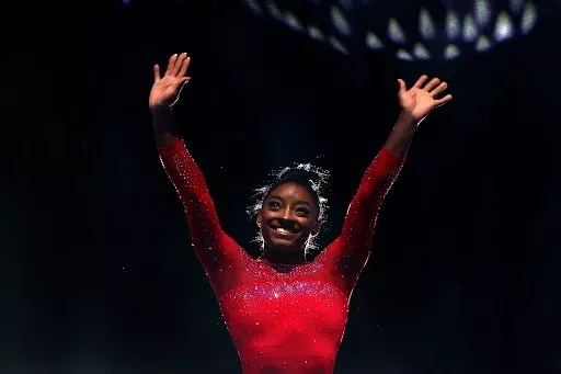 Gymnast Simone Biles.