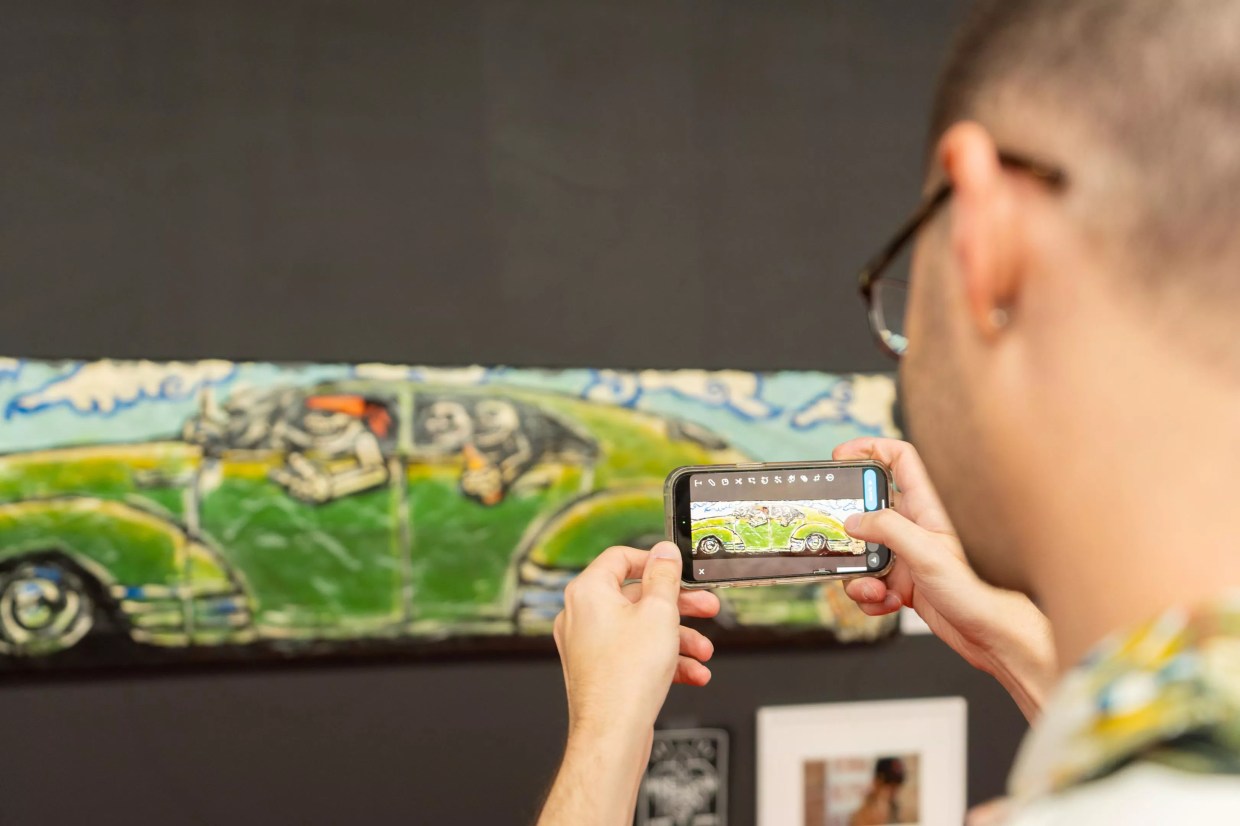 Metro Phoenix art community flocked to Tempe’s Danelle Plaza for ‘All In’ show