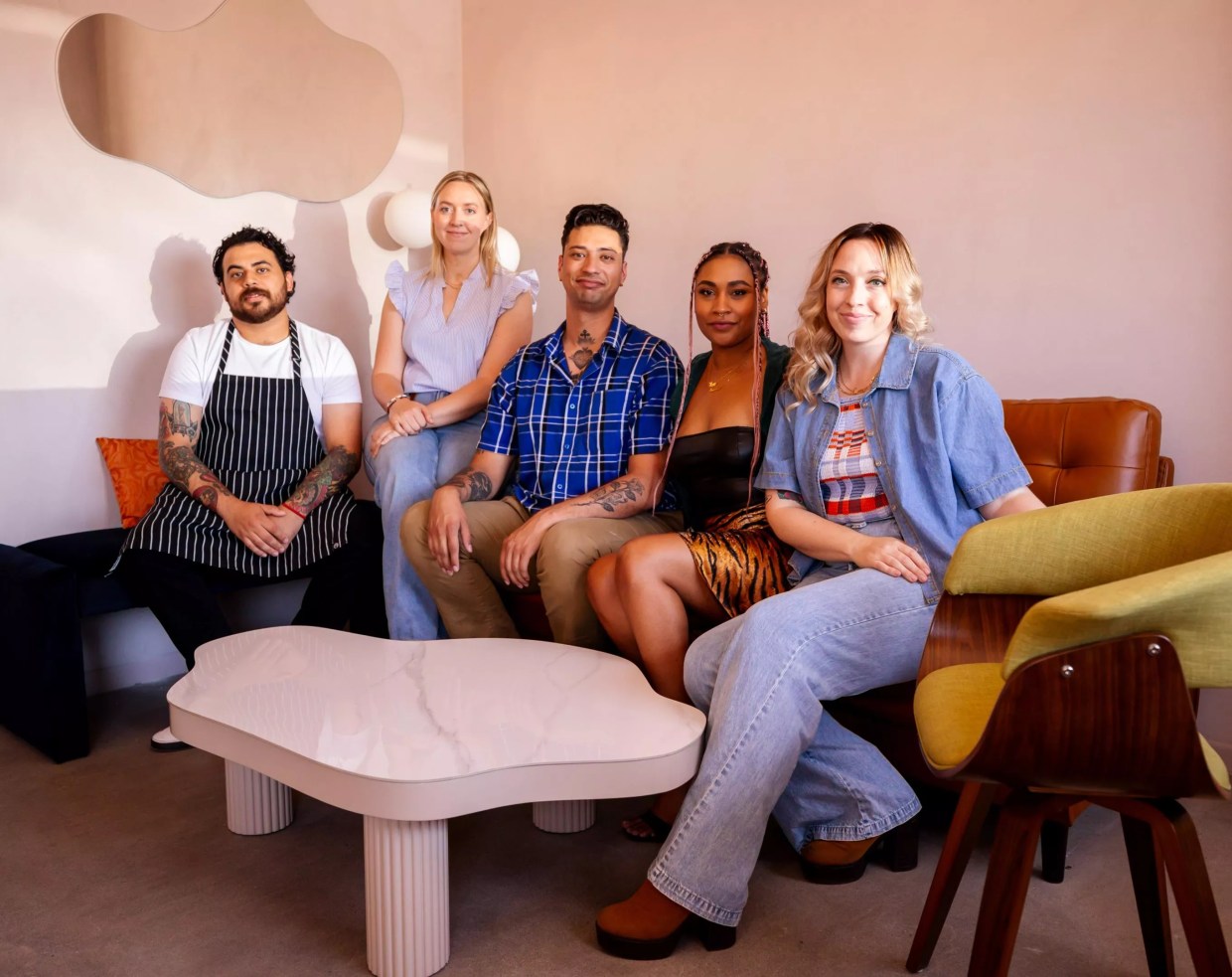 The Kid Sister wine bar team.