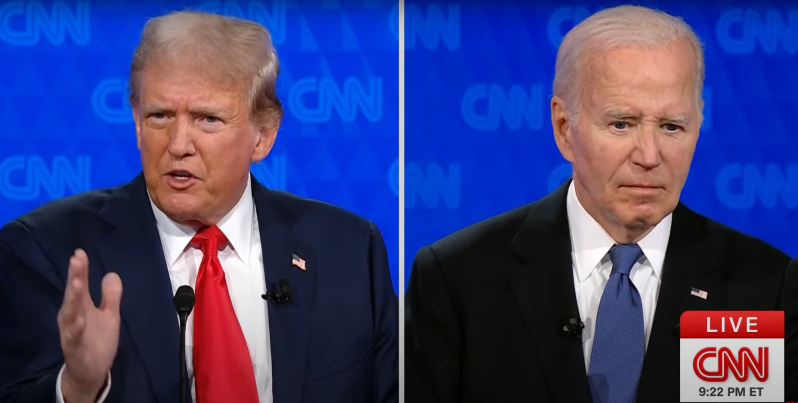 Donald Trump and Joe Biden