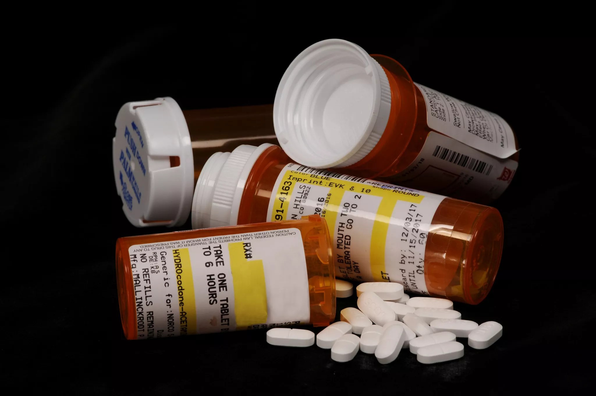 Opioid bottles