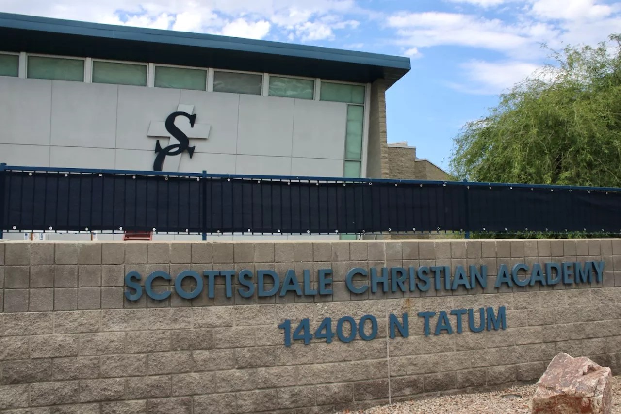 the exterior of scottsdale christian academy