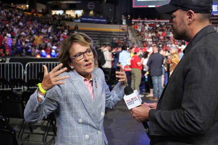 wendy rogers at trump rally in tempe