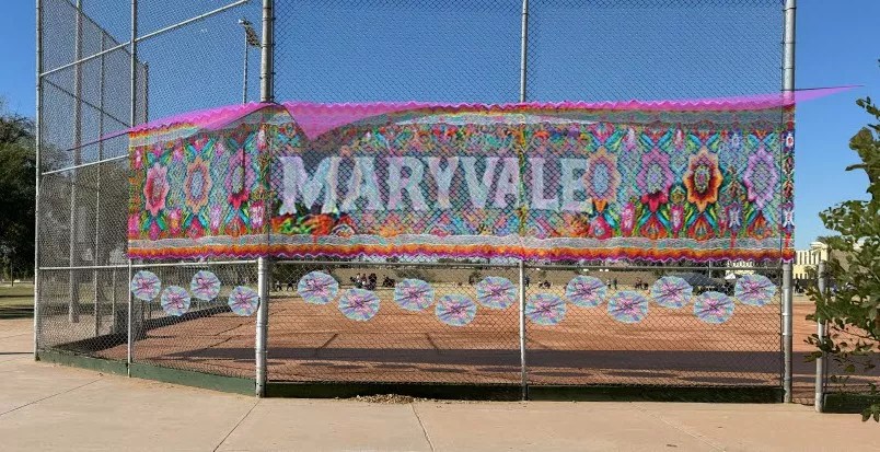 A rendering of a public art project.