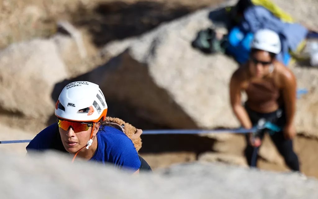 Arizona women’s rock climbing group encourages and educates members
