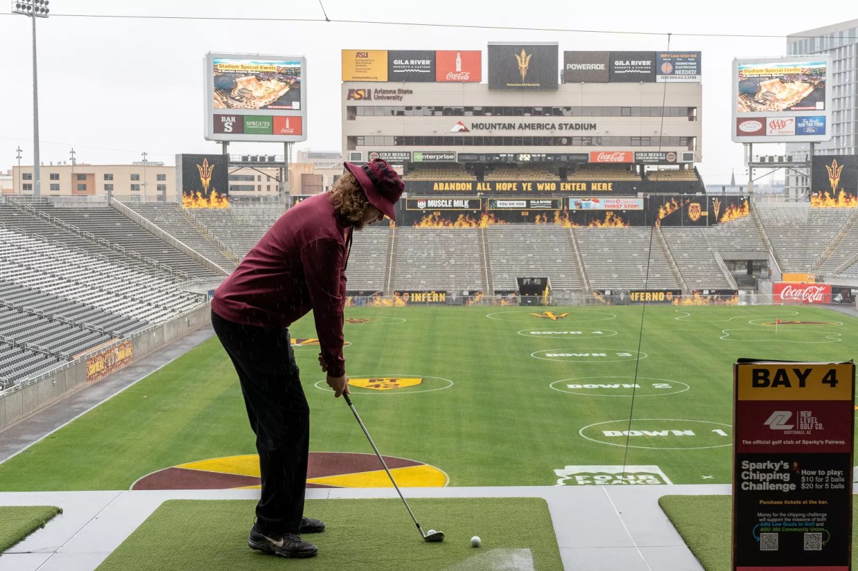 Sparky’s Fairway scores big in second year at ASU’s football stadium