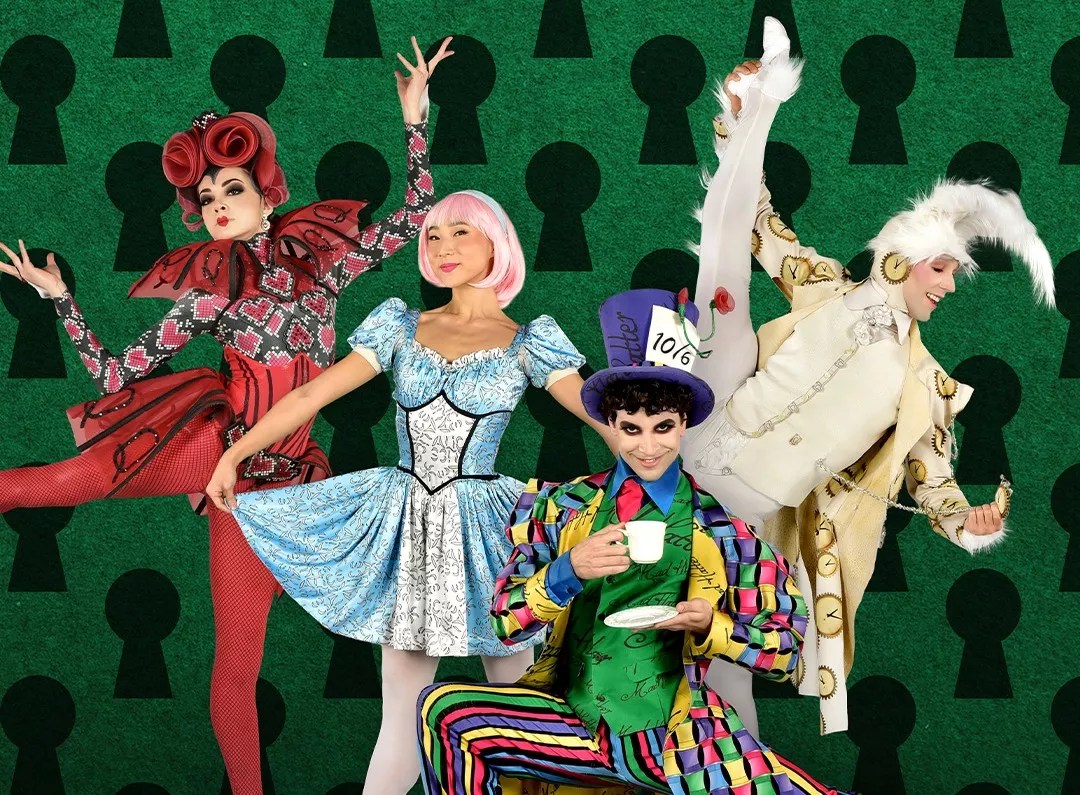 A posed photo of people in costume.