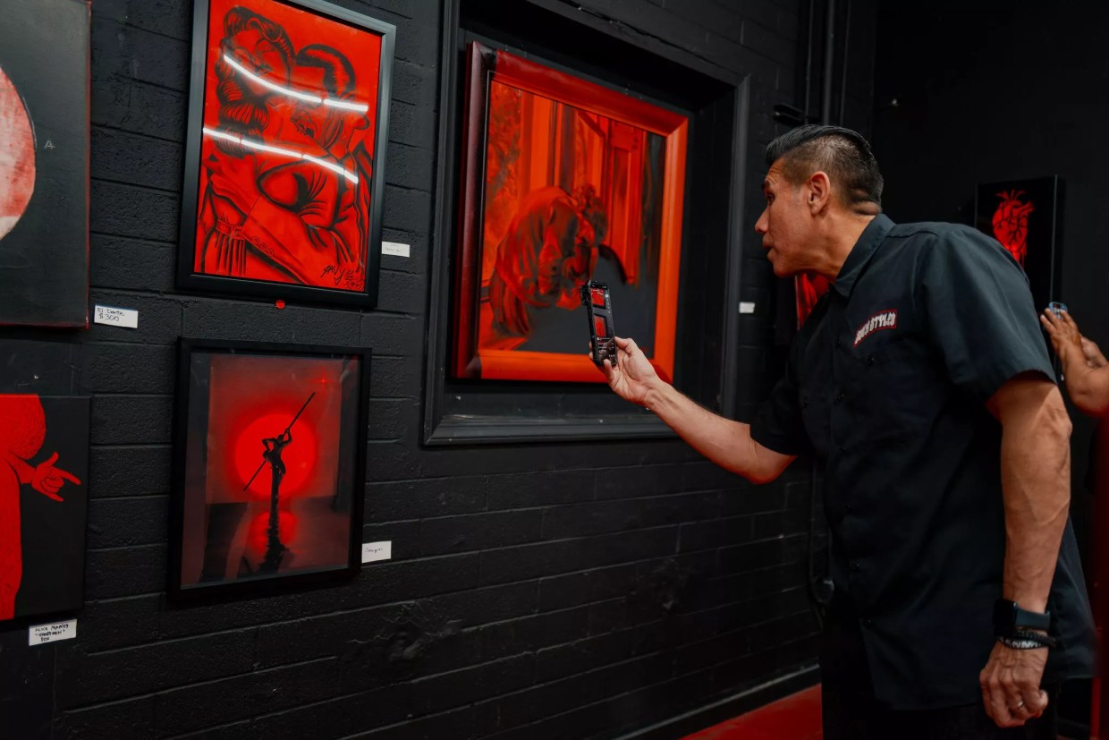 Art exhibitions brightened Danelle Plaza in Tempe last weekend