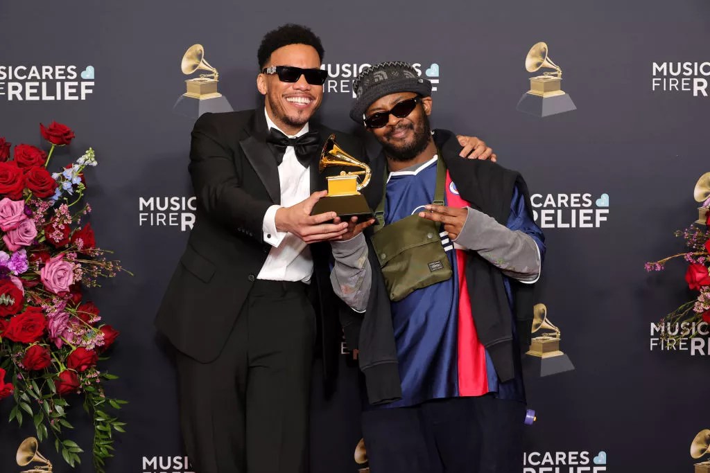Anderson .Paak and Knxwledge take home a Grammy Award.
