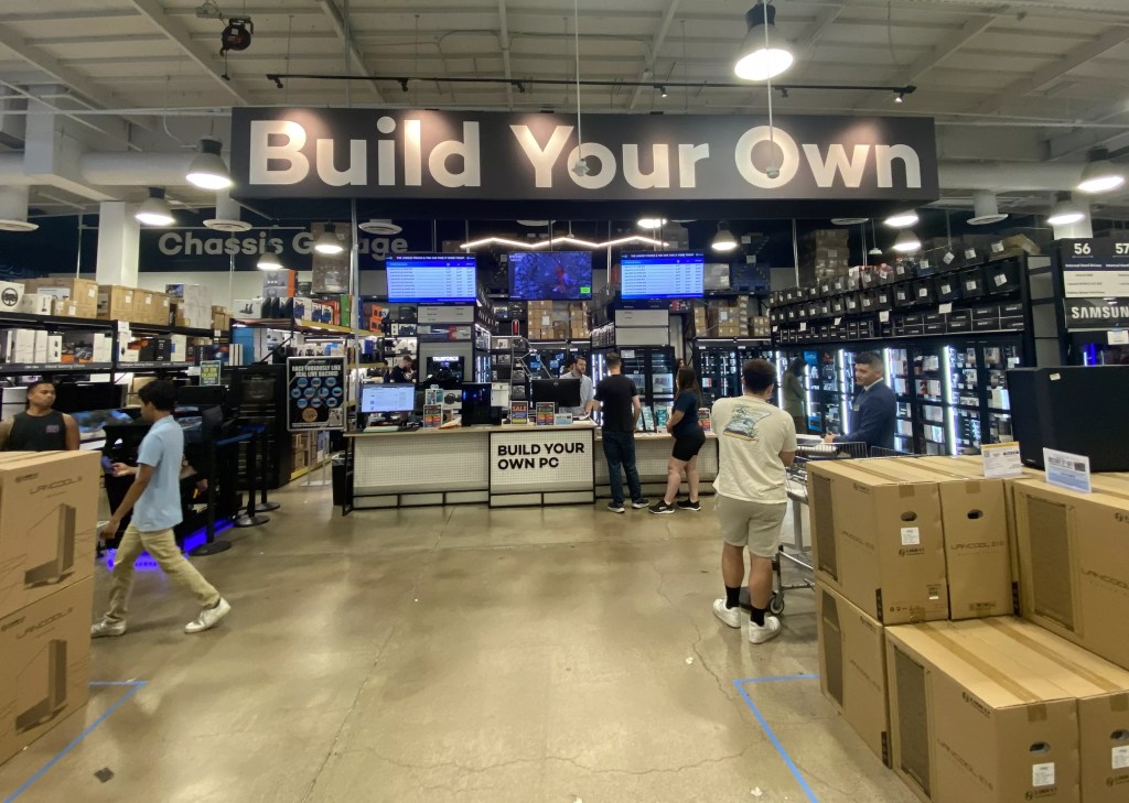 The interior of a Micro Center store. The Micro Center Phoenix opening is on Nov. 7.