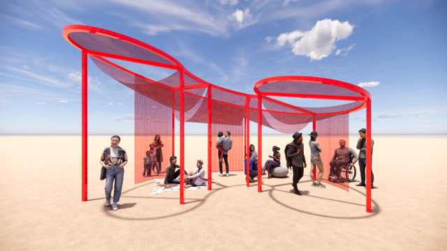 New Phoenix shade structure inspired by Chinese chorizo